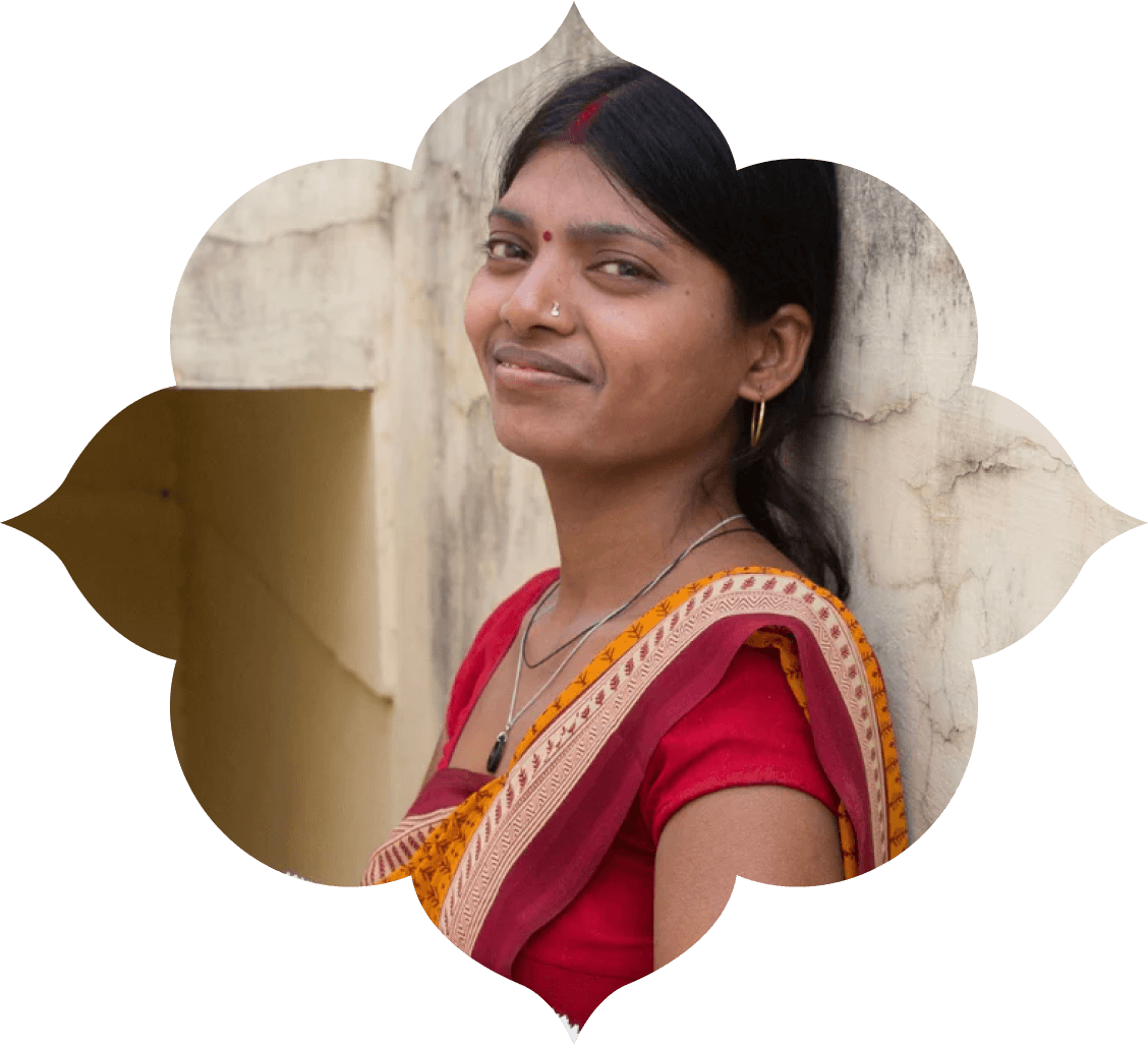 Notre collègue Sarita Verma de la Gratitude Factory à Varanasi.