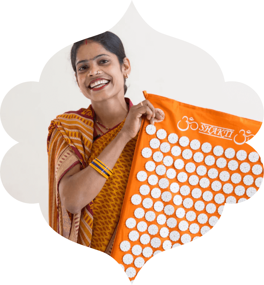 Notre collègue Reeshma Patel de la Gratitude Factory à Varanasi.