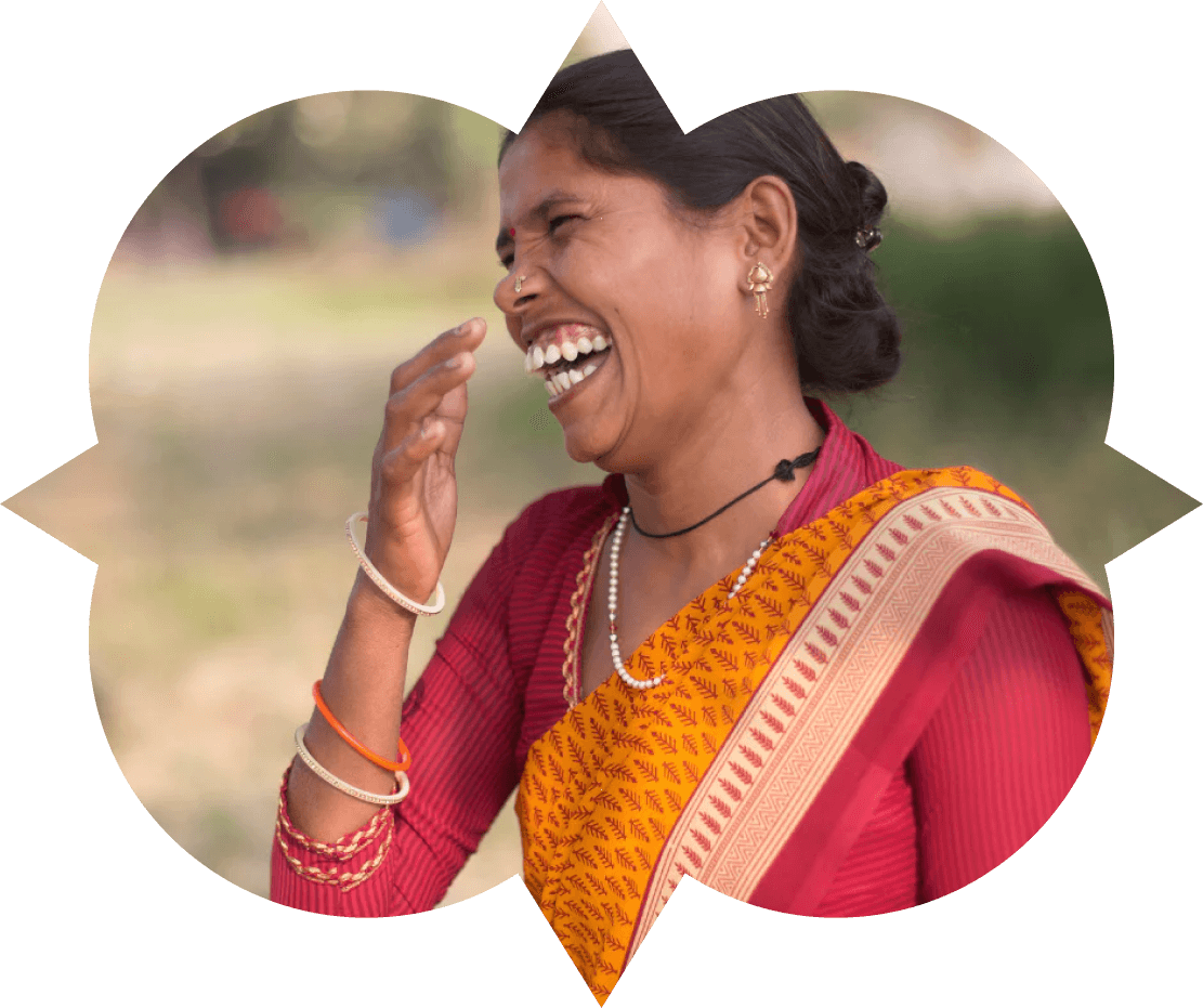 Notre collègue Shakuntala Devi de la Gratitude Factory à Varanasi.