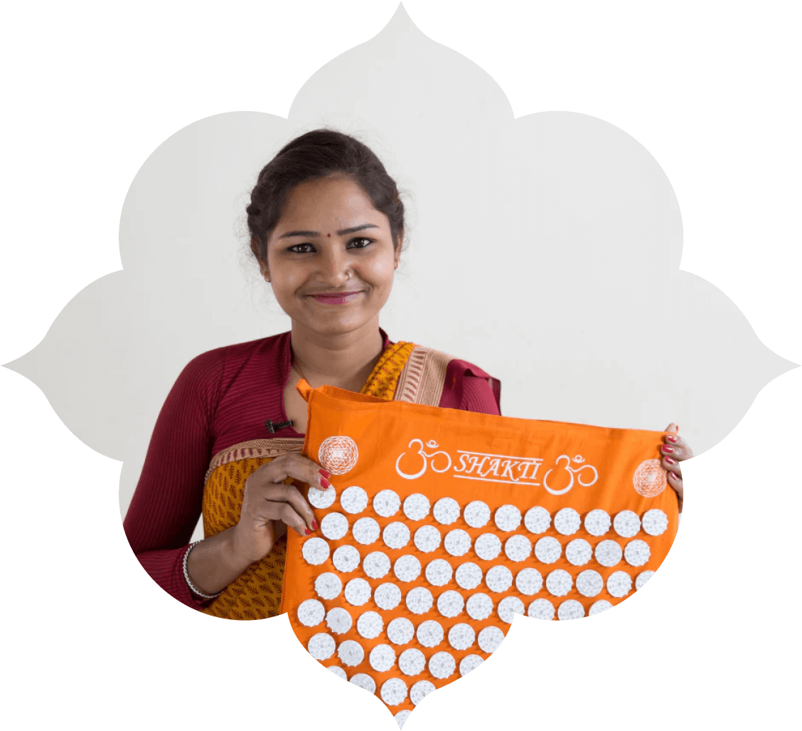 Notre collègue Nivedita Bhardwaj de la Gratitude Factory à Varanasi.