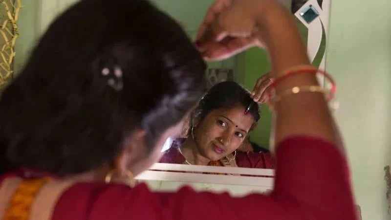 Capacitación femenina en la industria textil india