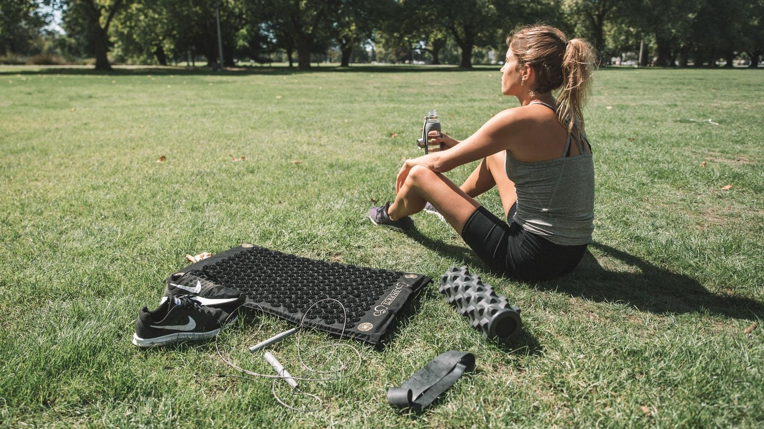 Sports massage with the acupressure mat - Through regeneration to better performance