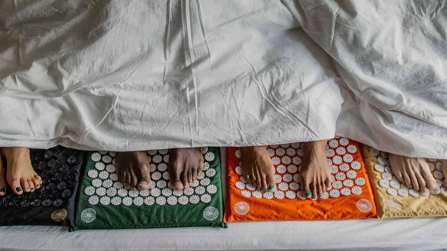 Strong, healthy feet thanks to acupressure mat