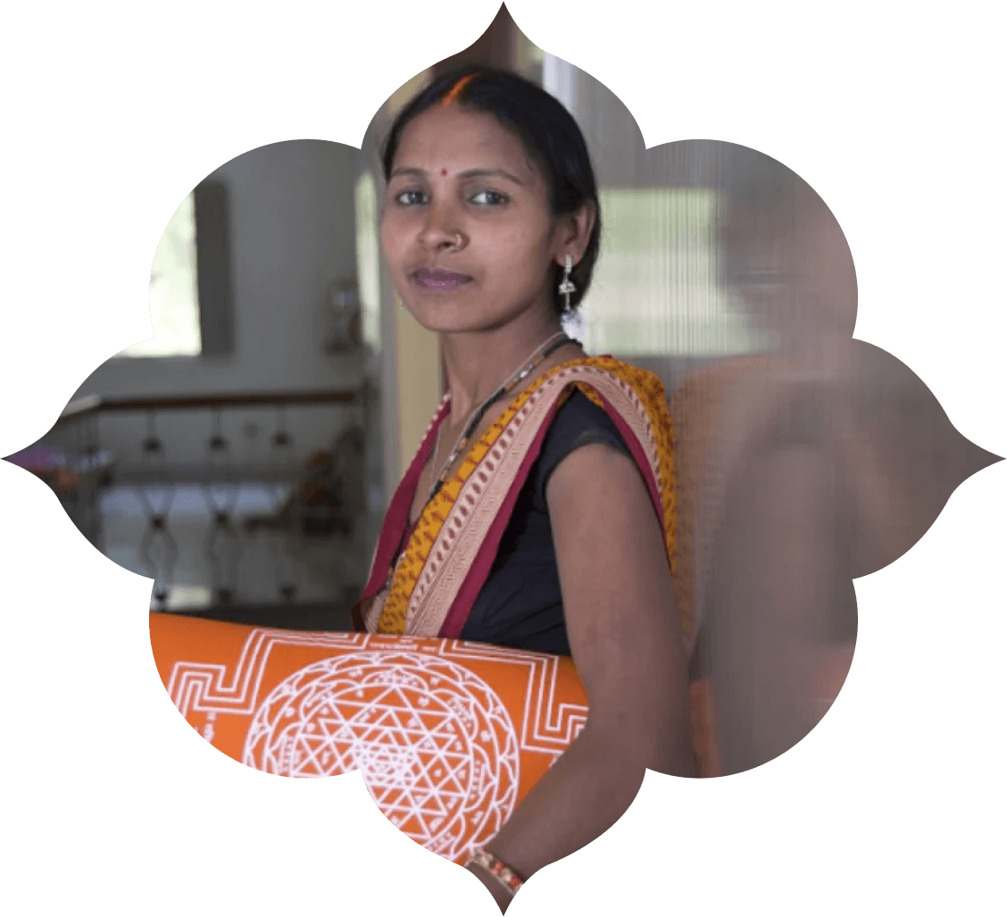 Our colleague Vinita Devi from the Gratitude Factory in Varanasi.