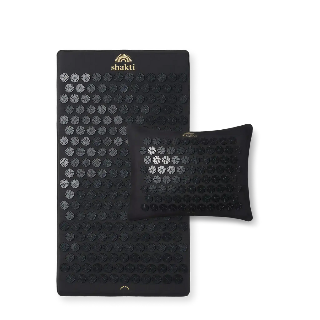 Shakti Mat Premium Onyx Black - Acupressure set for pain relief
