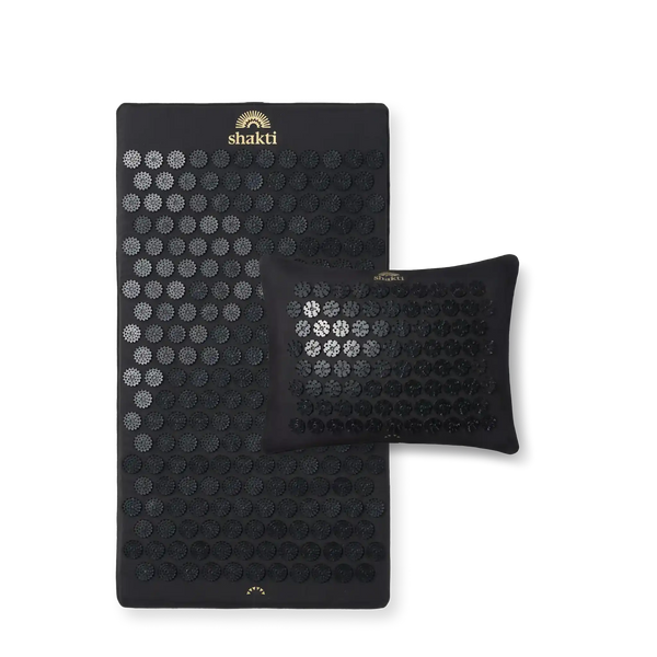 Shakti Mat & Pillow セット ブラック Premium Essentials Bundle – Level 4 – Shakti Mat Europe