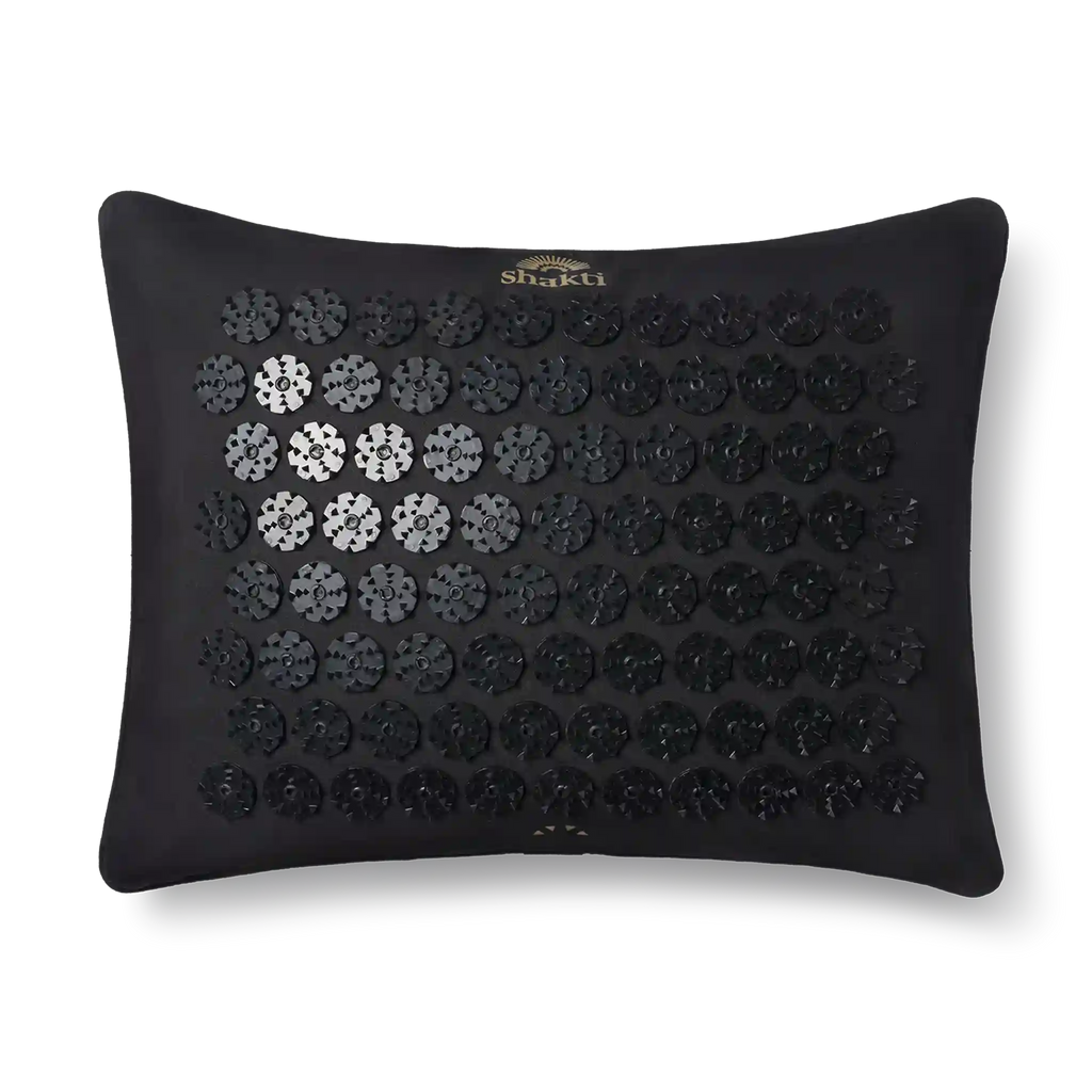 Premium Shakti Pillow Onyx black - acupressure cushion for neck