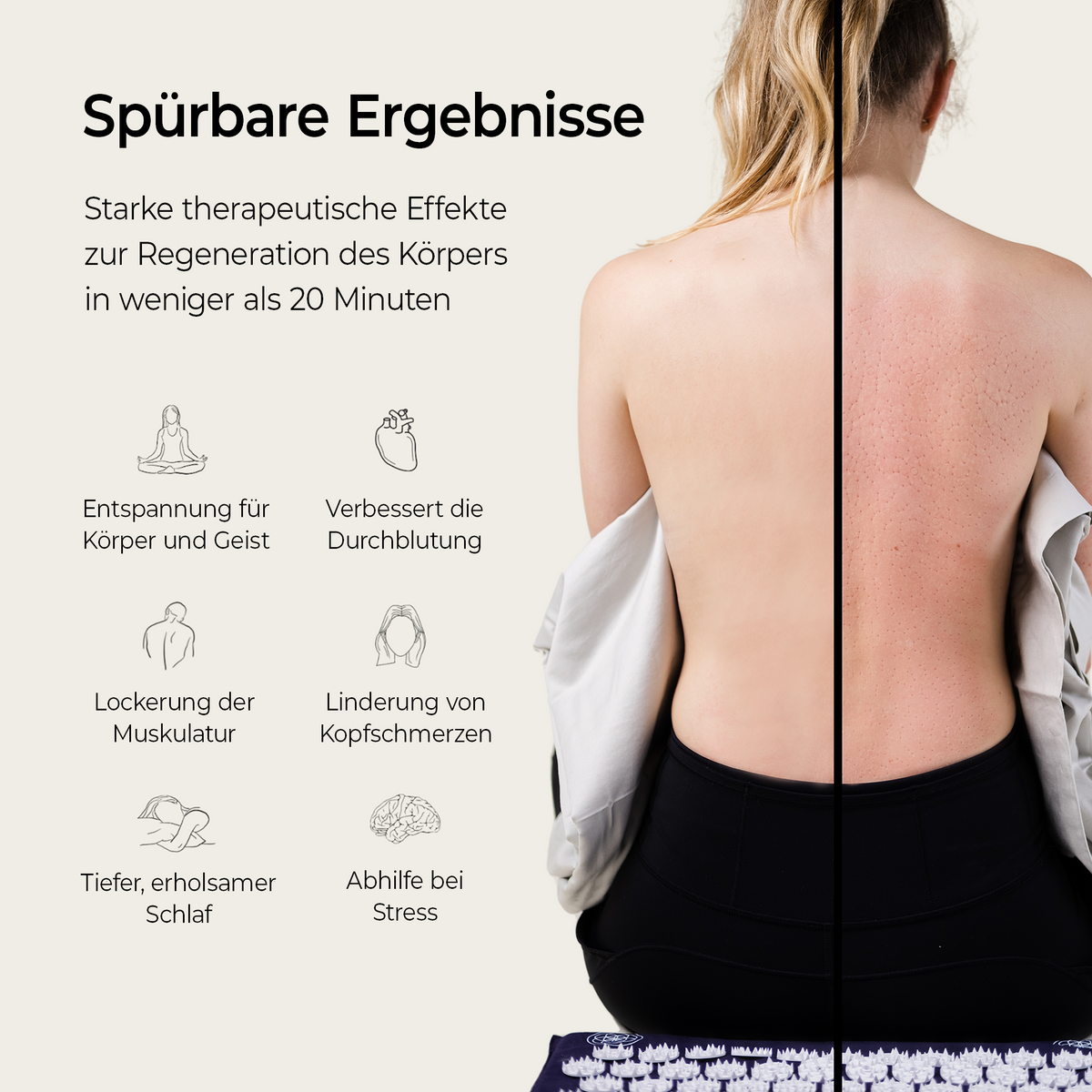 ShaktiMat Akupressurmatte für Fortgeschrittene Indigo